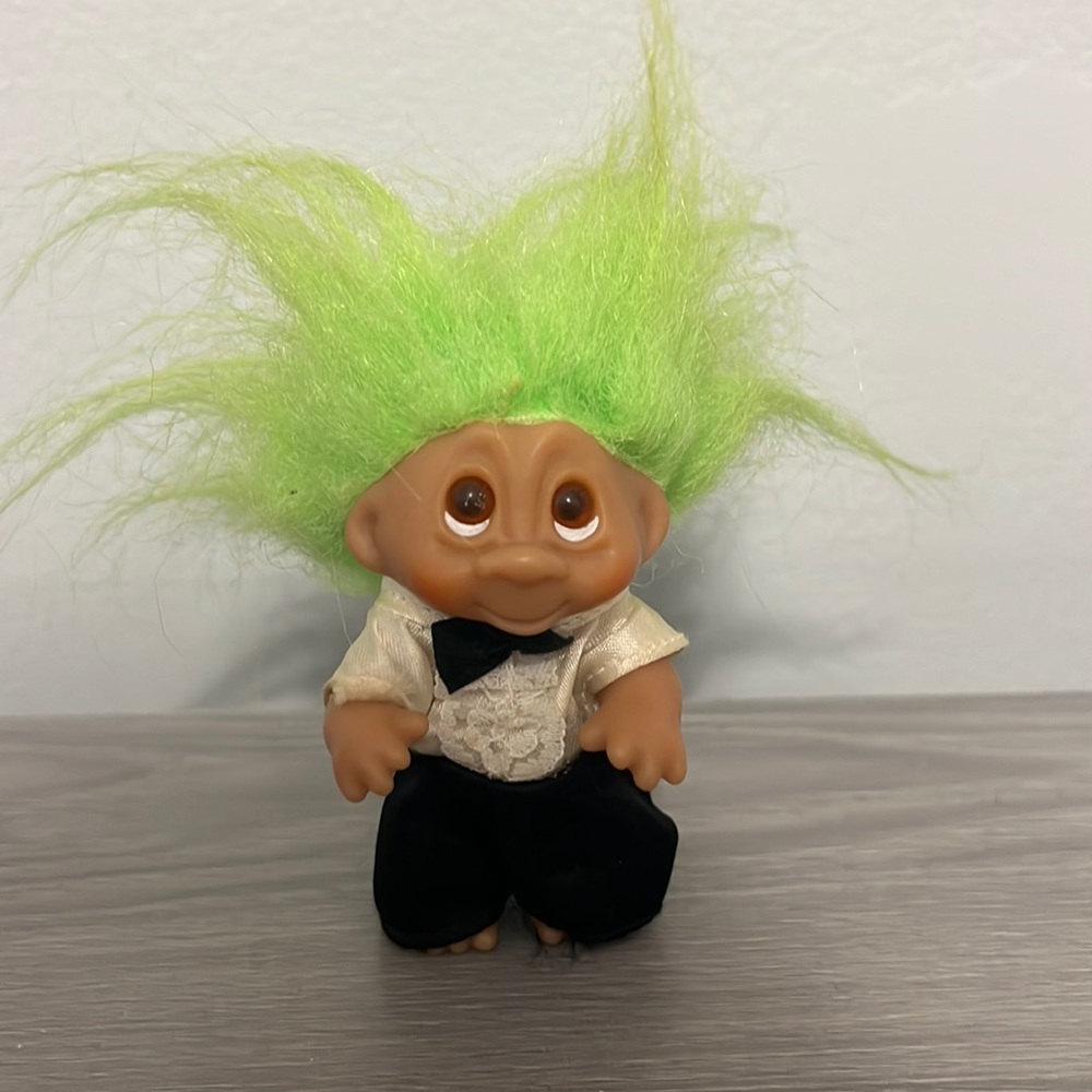 Vintage Dam Troll, Wedding, Groom, Tux, Ring Bearer, Prom, Homecoming, Dance